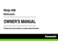 Kawasaki Ninja 400 - Owners Manual 2019 EN